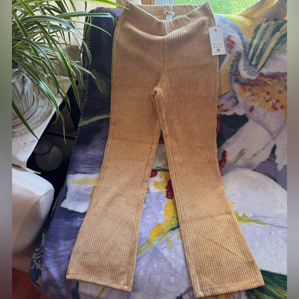 Billabong Corduroy Pants in Warm Tan